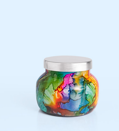 Volcano Rainbow Watercolor Petite Jar, 8 oz