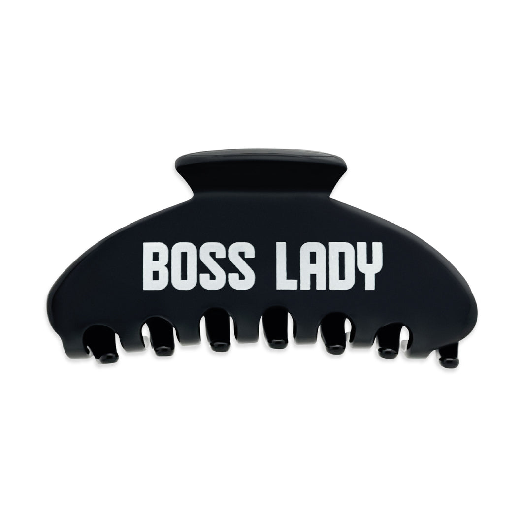 Boss Lady Black Large Hairclip