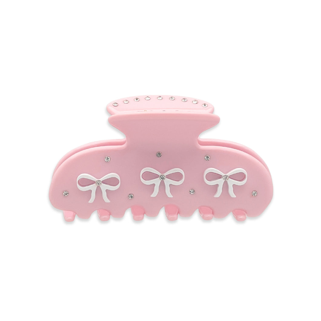 Bow Pink Small Hairclip