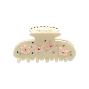 Butterfly Beige Small Hairclip