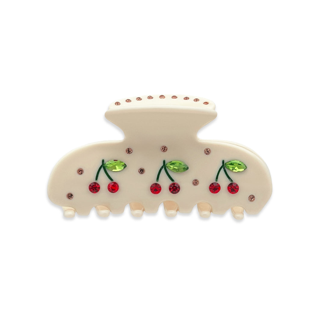 Cherry Beige Small Hairclip