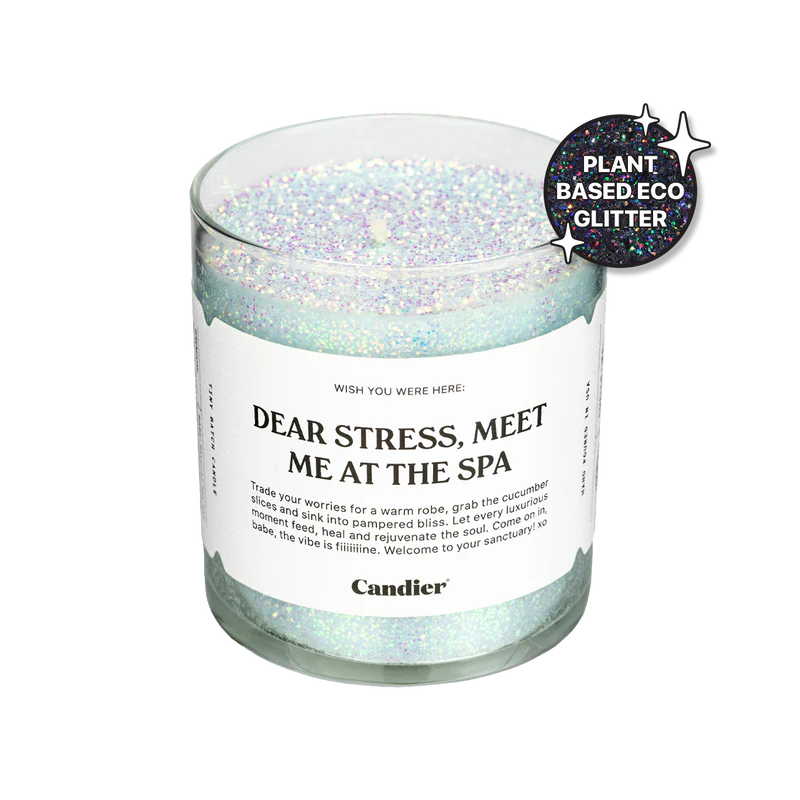 Dear Stress, Meet me at the Spa Candle