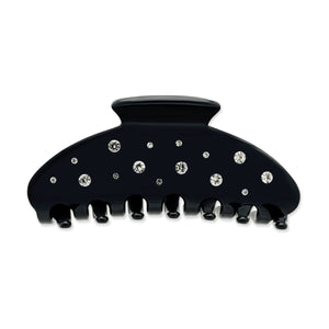 Diamond Black Large Hairclip