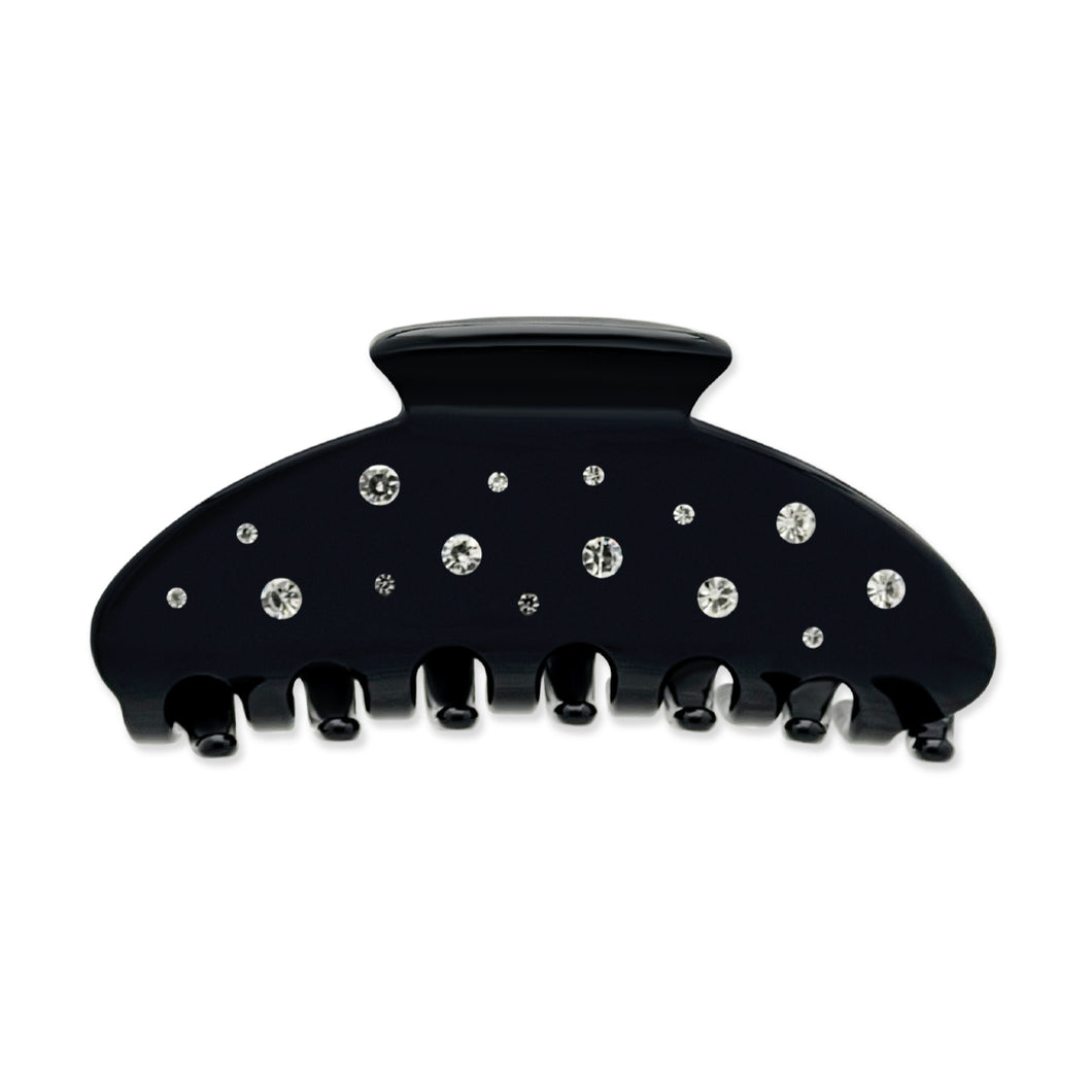 Diamond Black Large Hairclip