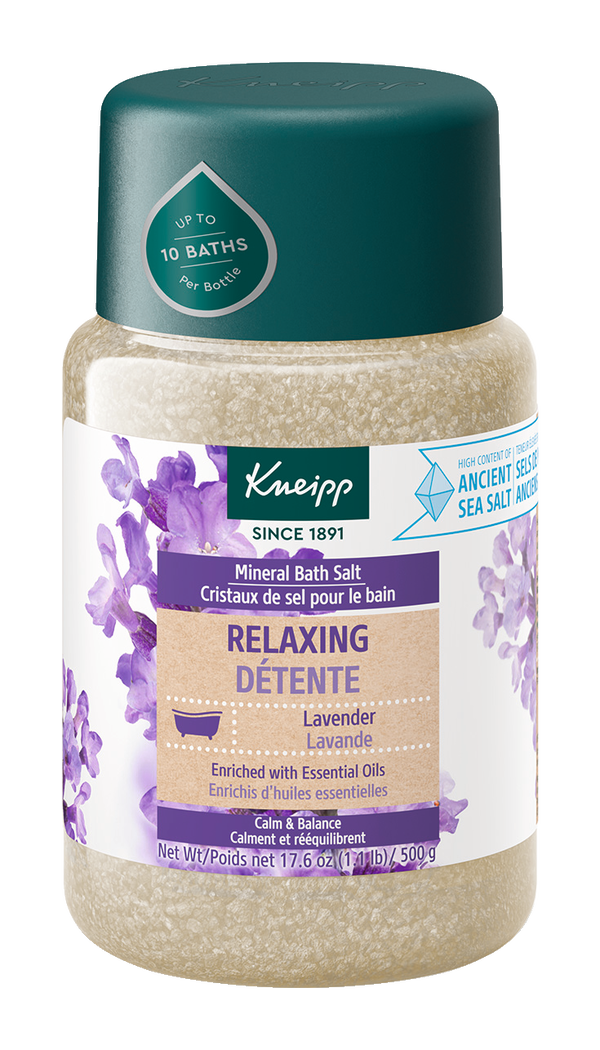 Kneipp Mineral Bath Salt - Relaxing - Lavender