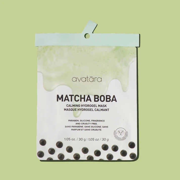 Matcha Boba Hydrogel Mask