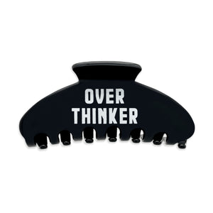 Over Thinker Black Large Hairclip