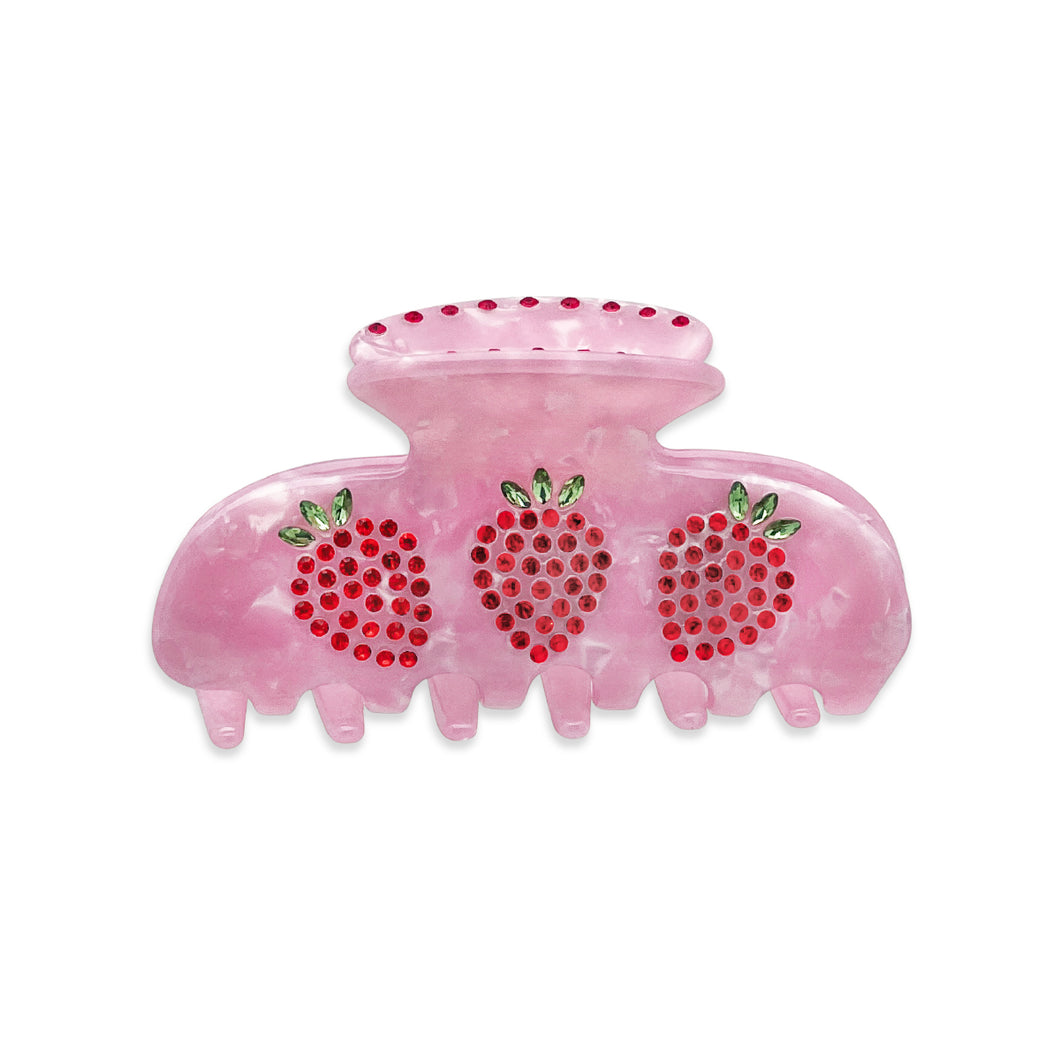 Strawberry Pink Small Hairclip
