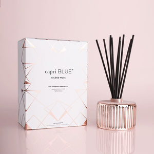 Pink Grapefruit & Prosecco Gilded Reed Diffuser, 7.75 oz